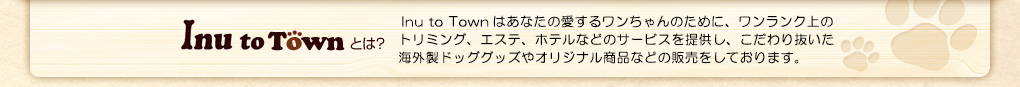 Inu to Townとは？